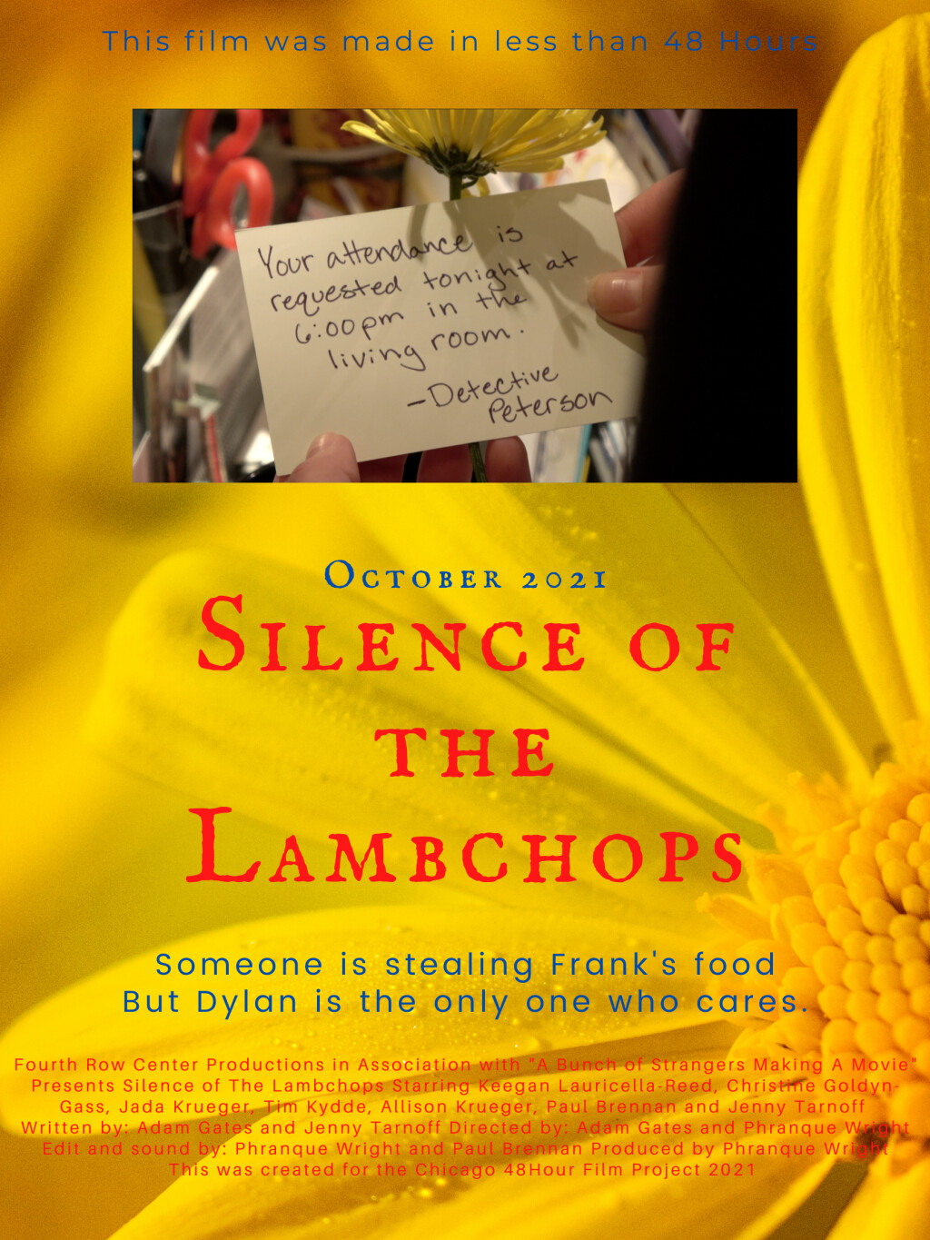 Filmposter for Silence of The Lambchops